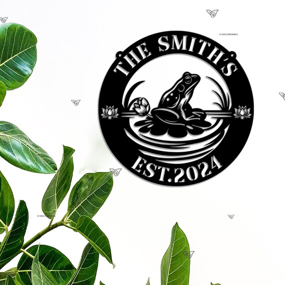 thumbnail image 2 of Premium Frog Metal Sign For Sale 2 of 14