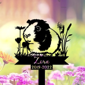 Guinea Pig Memorial Stake Personalized, Guinea Pig Loss, Guinea Pig Remembrance Stake, Guinea Pig Grave Markers Stake, Sympathy Sign, Pet