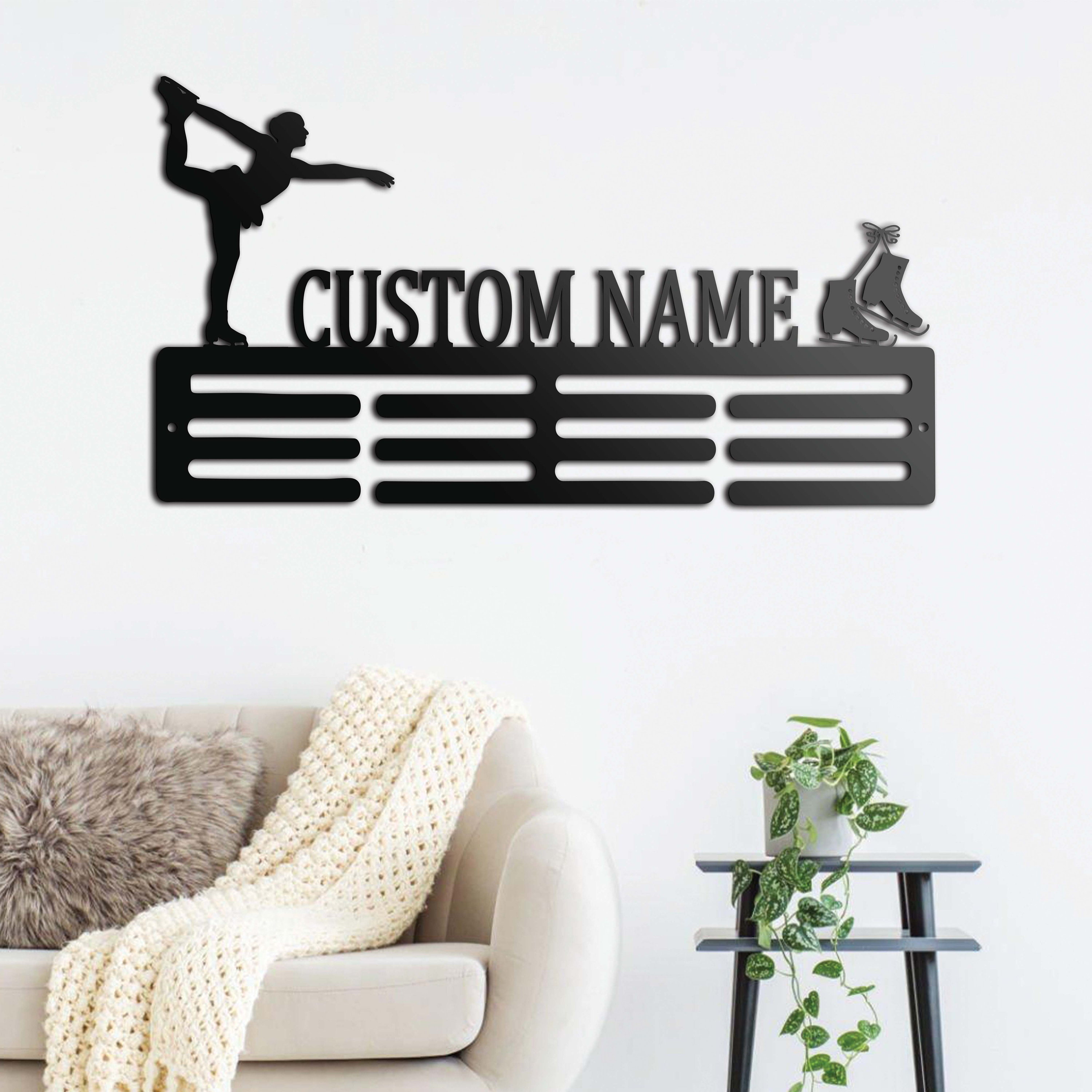 Personalized Ice Skating Award Medal Holder,custom Figure Skater Name ...