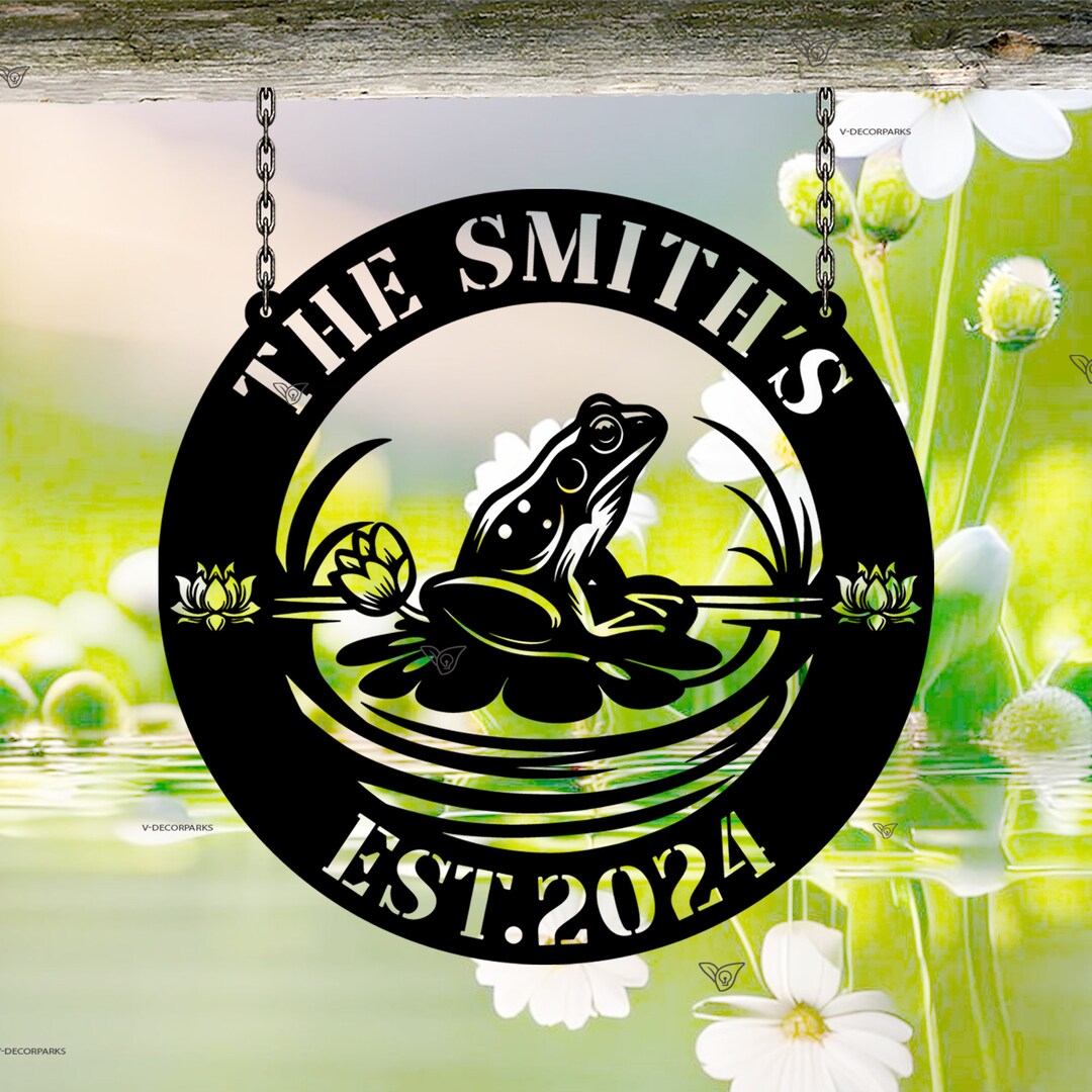 thumbnail image 2 of Premium Frog Metal Sign For Sale 2 of 14