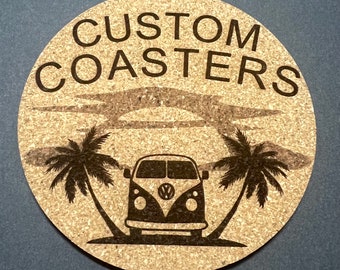 Custom Cork Coasters