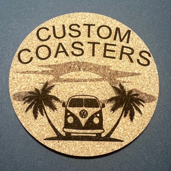 Custom Cork Coasters