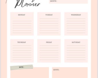 Weekly Planner