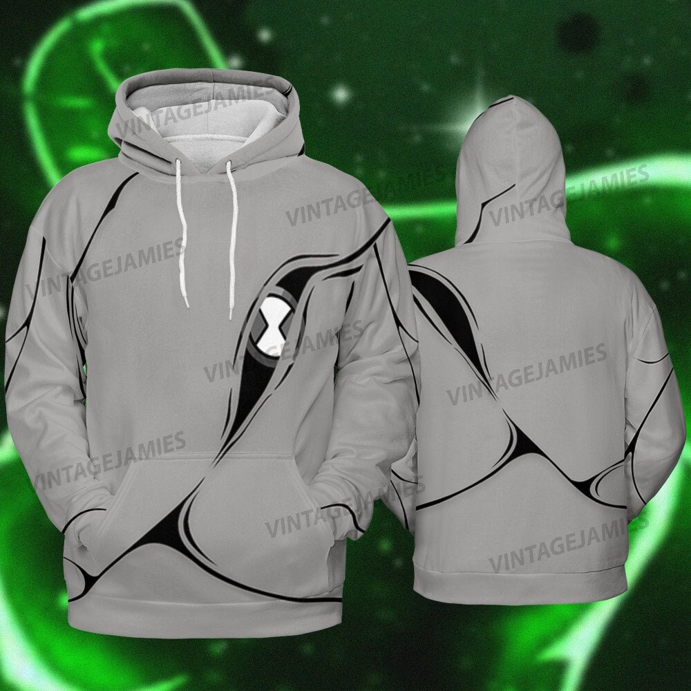 Ben 10 Alien Force 3D Hoodies Cosplay Ben Sweatshirt Coat Jacket