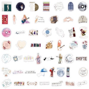 100 Taylor Swift Stickers/Gift/Book/Laptop/Vinyl/Sticker Pack 画像 3