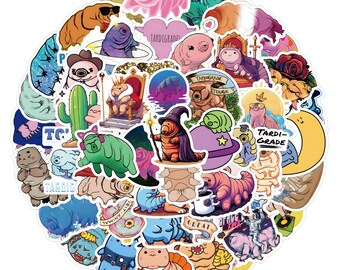 60 Tardigrade Stickers/Water Bear