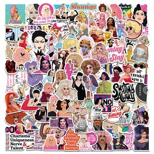 100 RuPaul's Drag Race stickers/Vinyl Sticker/Waterproof Sticker