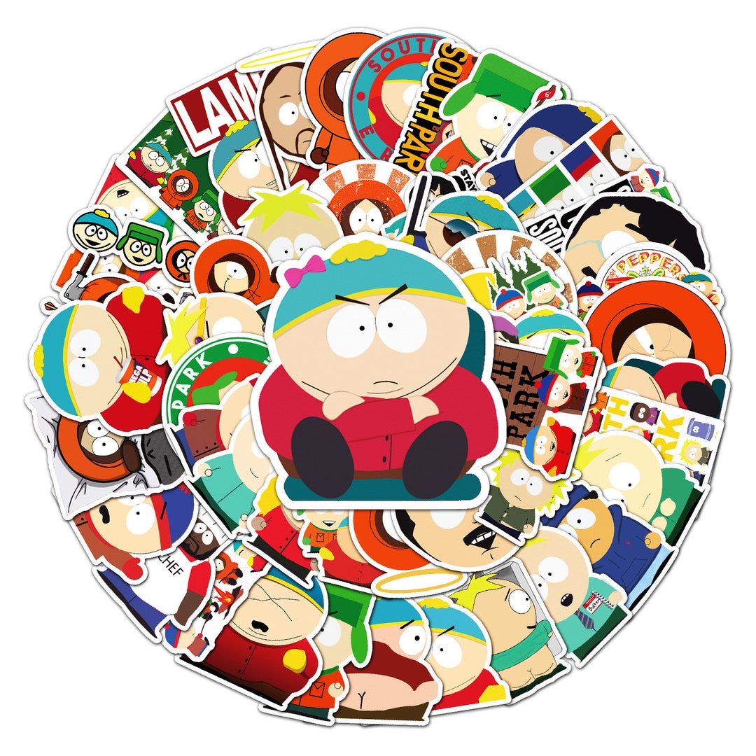 50 South Park Stickers/eric Cartman/skateboard Stickers/computer ...