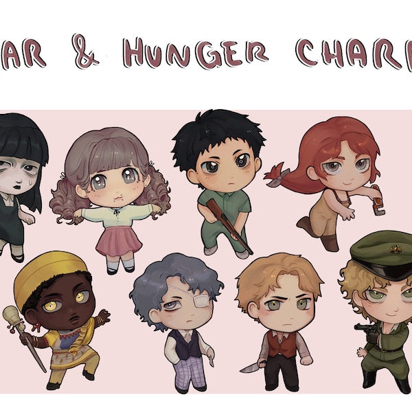 Fear and Hunger Termina Charms - 2.5"
