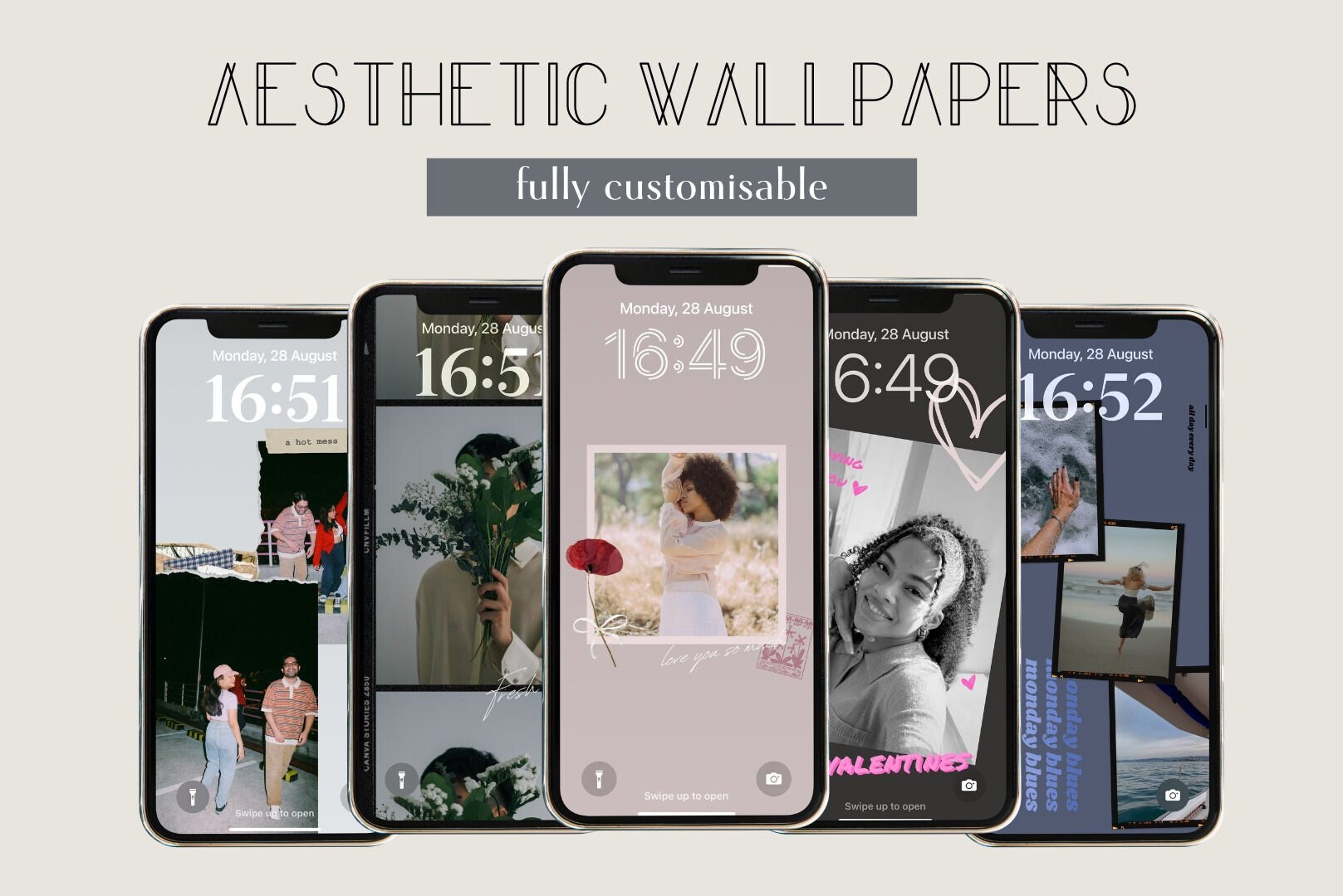Aesthetic IOS Editable Wallpapers - Etsy