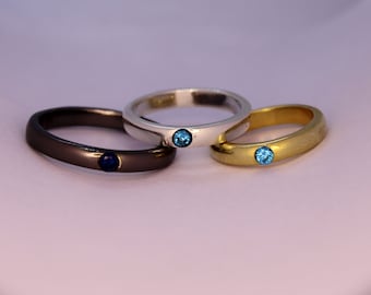 Yuta Inspired Anime Ring: 925 Sterling Silver CZ Diamond