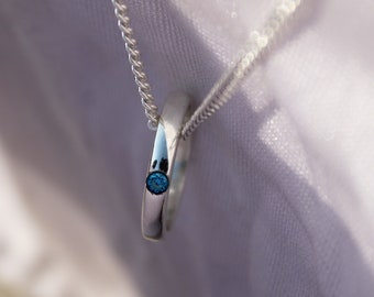 Jujutsu Kaisen Inspired Necklace: Sterling Silver Anime Ring