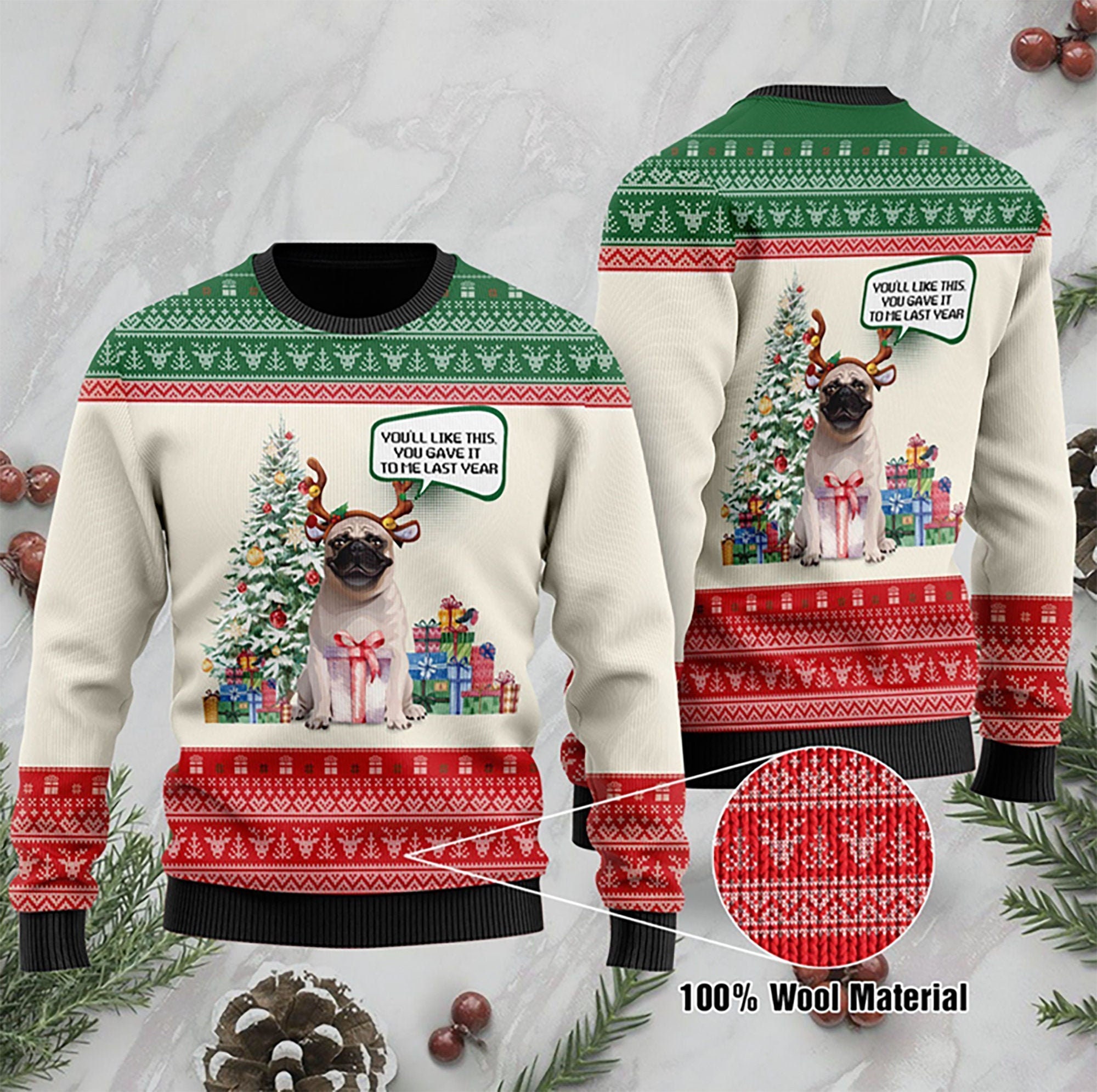 Discover Brennan Huff Dale Doback Step Brothers Ugly Christmas Sweater, Prestige Worldwide Presents Xmas Sweatshirt