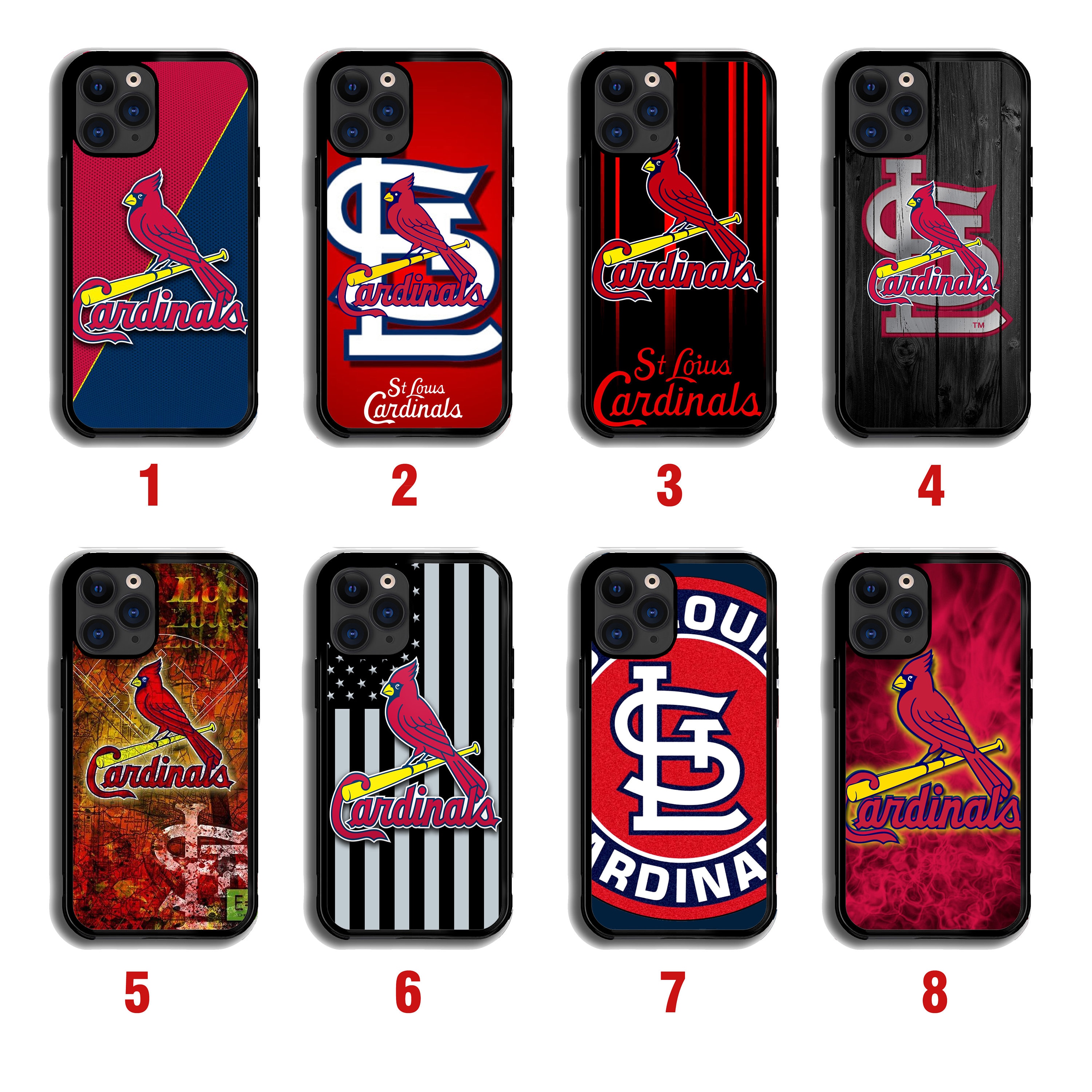 GAME TIME St Louis Cardinals HD Case Cover Compatible with Apple AirPods  Pro (Stripes)