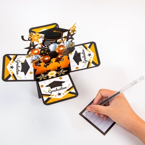 Graduation Celebration - Pop up Graduation Card With Envelope - Unique ...