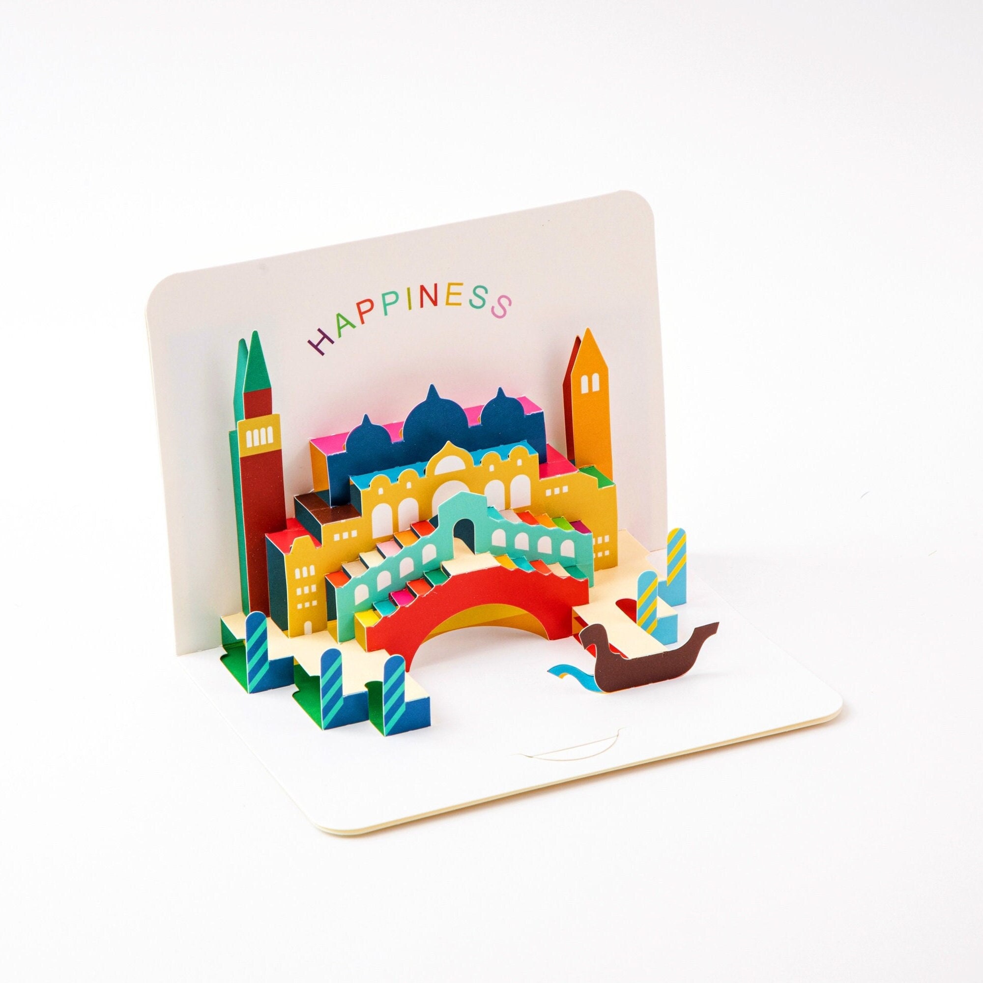 Medigy 3D Pop Up Greeting Cards Small Bridge&Flowing Water Blank - View #5