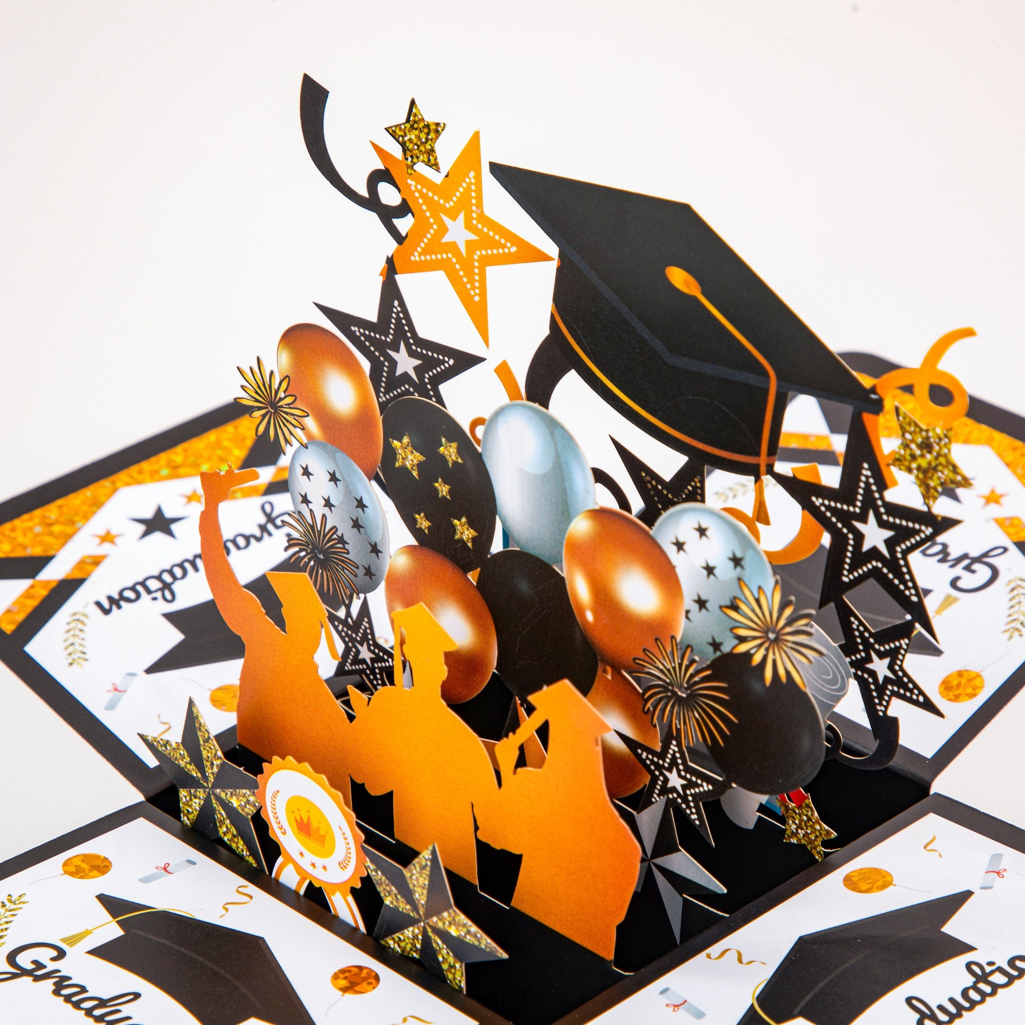 Graduation Celebration - Pop up Graduation Card With Envelope - Unique ...