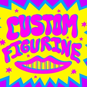 Custom Clay Figurine | Chibi OC, Pet, Handmade Gift | Mii figurine