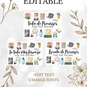 Plantilla editable de tarjeta de agradecimiento para pioneros españoles (descarga digital)