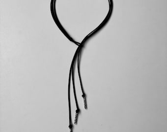 Boho-Bolo-Krawatte, Gothic-Halskette, gewebte Vagan-Halskette, Geschenk für Damen und Herren