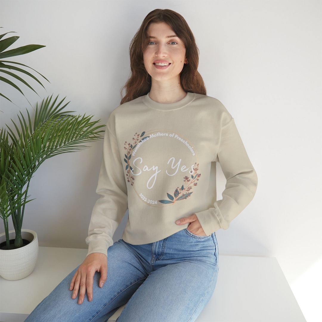 Mops Say Yes Heavy Blend™ Crewneck Sweatshirt Etsy