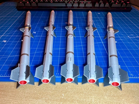 AIM-120 AMRAAM Missile (1:12) - Etsy