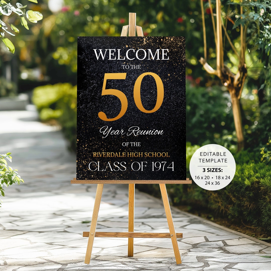 Class Reunion Welcome Sign Template, High School Reunion Welcome Poster, Editable Welcome Sign, Get Together Reunion, Reunion Decor RW04 - Etsy Class Reunion Welcome Sign Template, High School Reunion Welcome Poster, Editable Welcome Sign, Get Together Reunion, Reunion Decor RW04 - Etsy