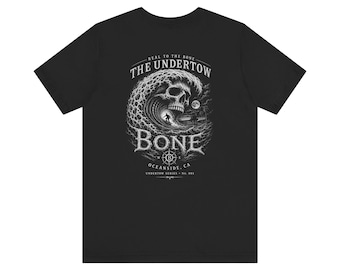 T-shirt med vågmönster från The Undertow | Surf-tröja med grafisk design från Real To The Bone