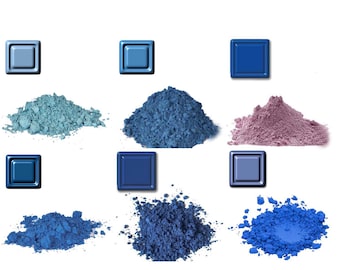 BLUE Ceramic Stains / Pigments for Pottery and Clay Glazing, Powder for Ceramics – Pottery and Glaze Stain