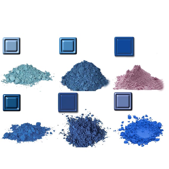 BLUE Ceramic Stains / Pigments for Pottery and Clay Glazing, Powder for Ceramics – Pottery and Glaze Stain