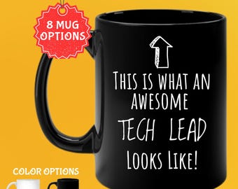 Taza de café para líder técnico: regalo para líder de equipo de software, decoración de escritorio de oficina
