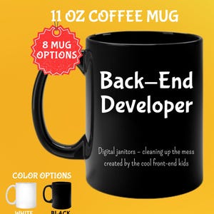 For the Coding Enthusiast: Programmer Mug for Backend Developers, Python, PHP, .NET & Java!
