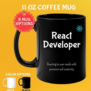 Taza de café ReactJS: regalo para desarrolladores frontend