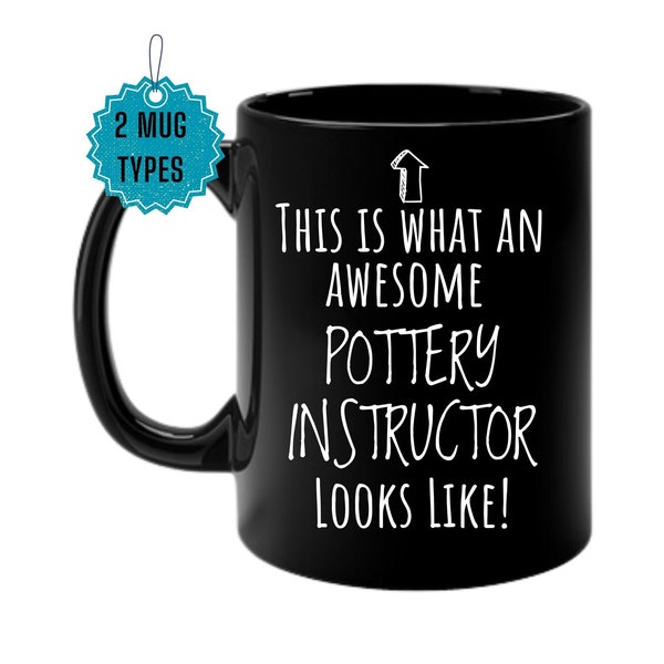 Pottery Teacher Appreciation Gift - Handcrafted Pottery Coffee Mug