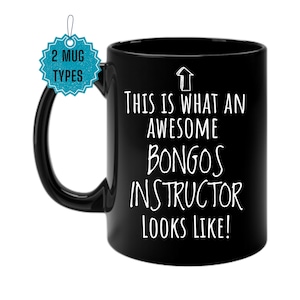 Beat to Your Own Drum with this Bongos Coffee Mug - Perfect Gift for Musicians and Instructors