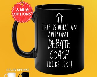 Debate Coach Gift Mug: Funny Public Speaking Coffee Cup