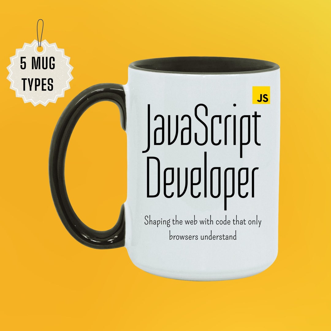 Wake up and Code: Unique Javascript Developer Mug, Programmer Gift ...