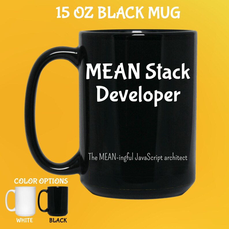 Personlig Mean Stack Developer-mugg: Datavetenskapspresent bild 2