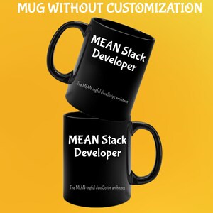 Personlig Mean Stack Developer-mugg: Datavetenskapspresent bild 8