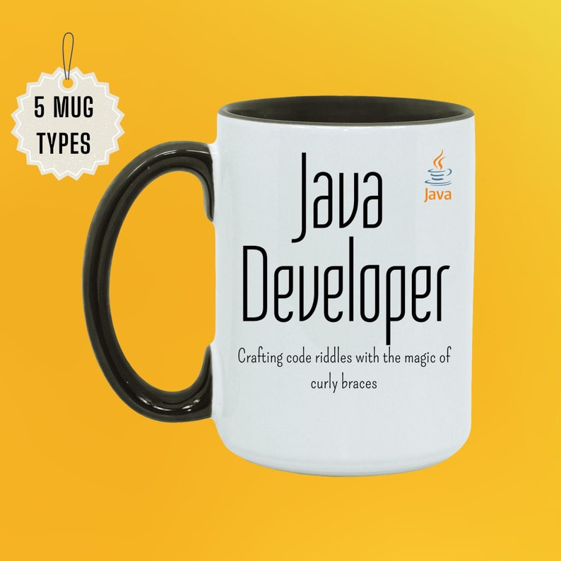 Java Programmer Mug Fun Gift for Developers Quirky Software Engineer ...