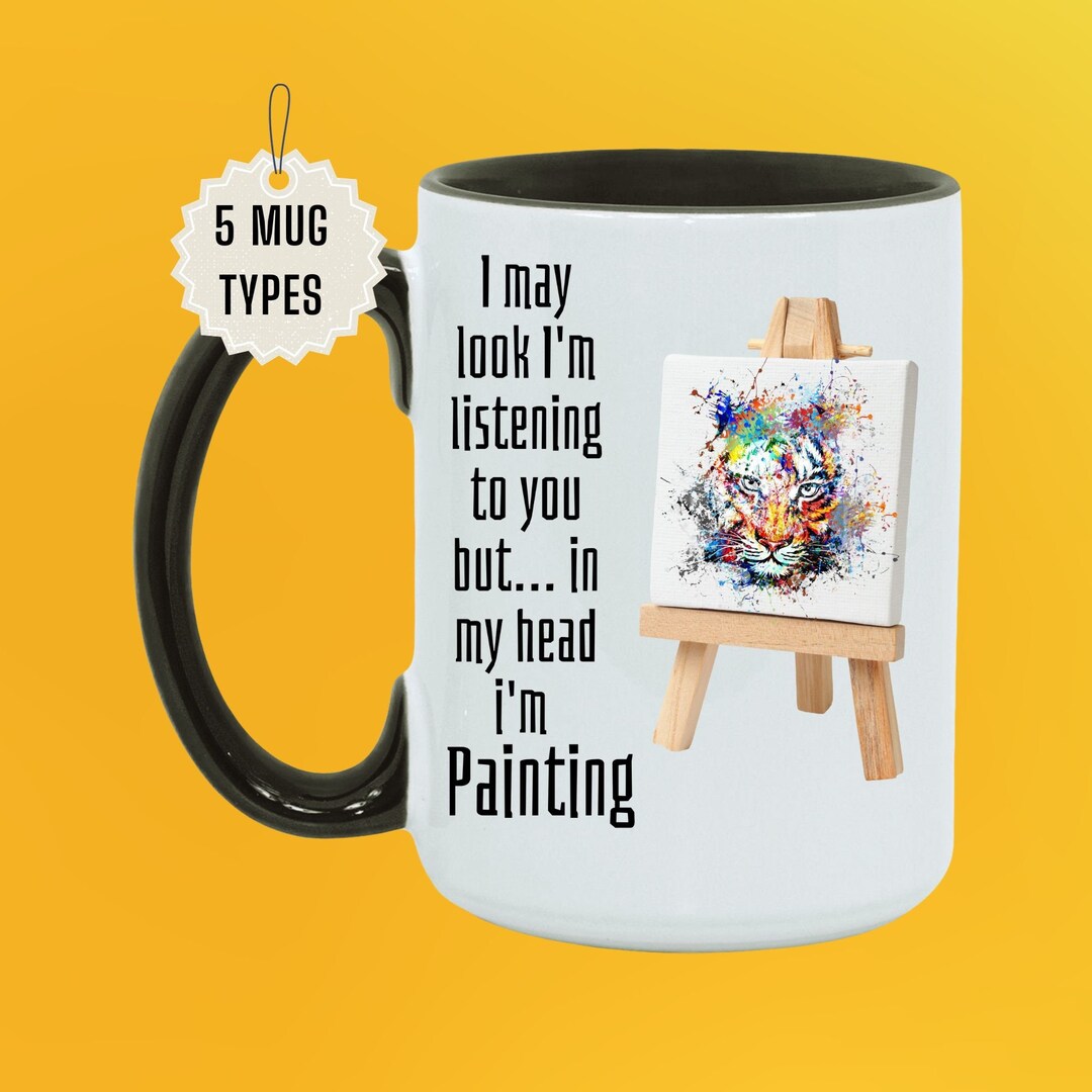 Painter Gift,artist Mug,artist Gift,art Tools,artist Supplies,painting