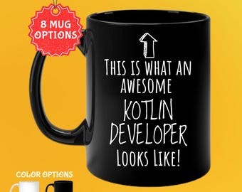 Kotlin Developer Mug: Funny Gift for Programmers