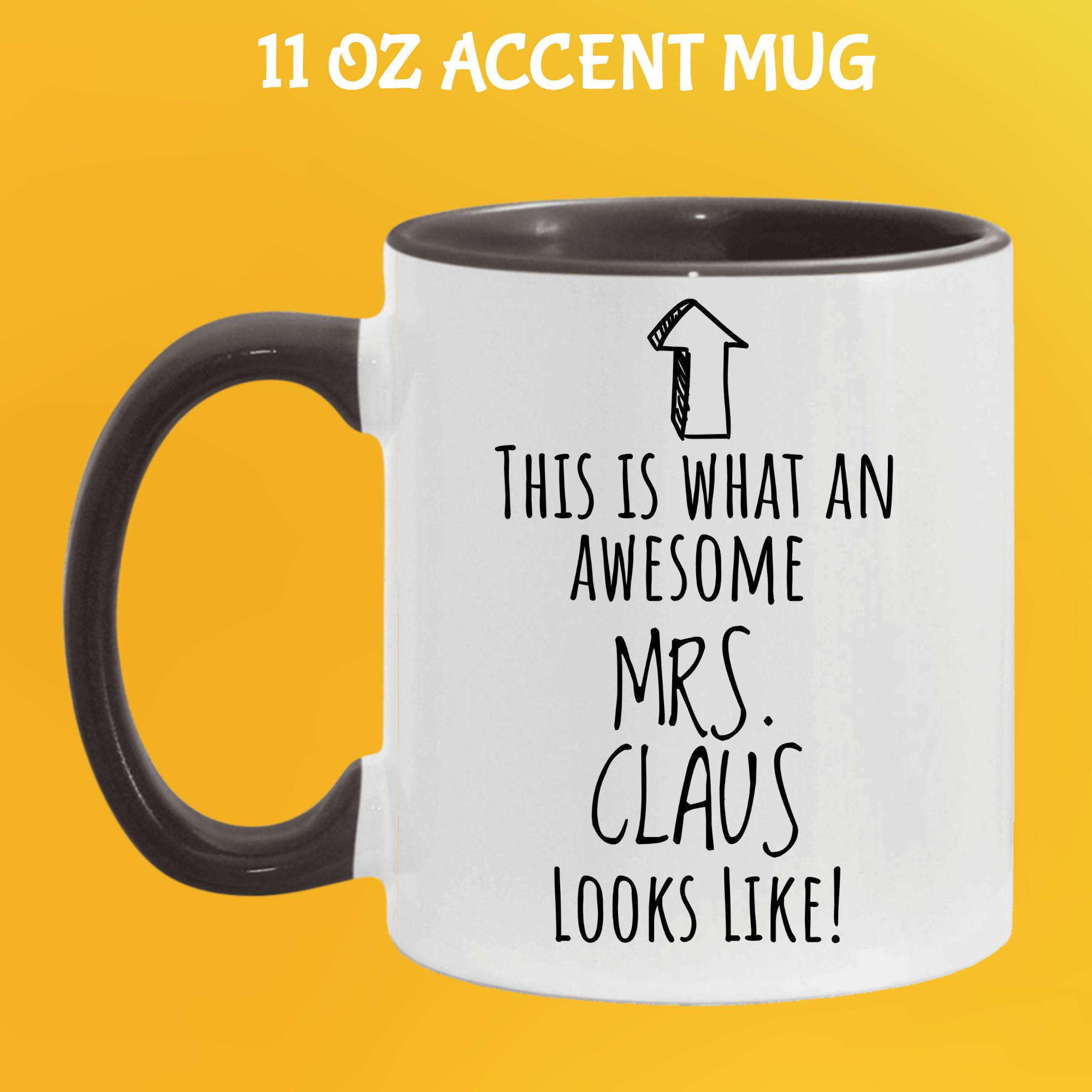 Tasse Humoristique "Mrs WiFe Happy Life" - 11oz - Cadeau Anniversaire / Noël - Personnalisable ?