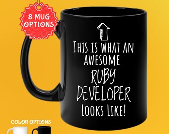 Caneca Desenvolvedor Ruby: Presente Engraçado para Programadores