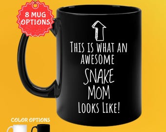 Snake Mom Coffee Mug: Reptile Lover Gift