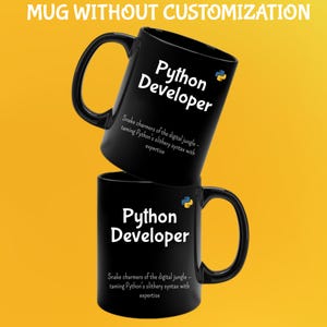 Python Coding Tasse: Tanke deinen Code mit Koffein - Ideales Geschenk für Python Programmierer & Programmierer Bild 8