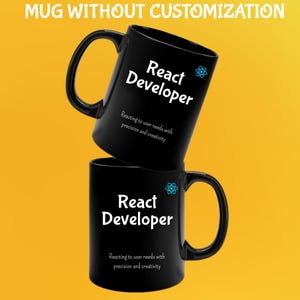 ReactJS Kaffeebecher: Frontend Entwickler Geschenk Bild 8