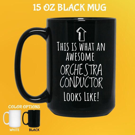 Orchestra Conductor Coffee Mug – Funny Music Teacher Gift - Etsy
