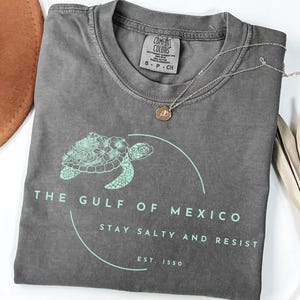 Stay Salty Gulf Of Mexico, Gulf of Mexico shirt, Gulf Coast Shirt, Est 1550 Tee,Mexican Beach Crewneck,Subtle Anti Trump Shirt,Liberal Shirt