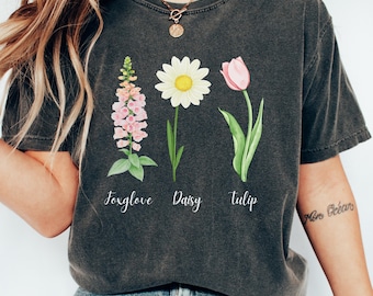 FDT Shirt Funny, Political T shirt, Subtle FDT Shirt, Anti Maga Shirts, F*ck Donald Trump Tshirt, Floral FDT Gift, Flower Anti Trump T-shirt